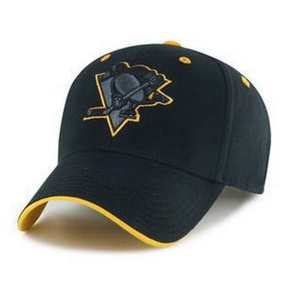 ISO NHL Pittsburgh Penguins Black Money Maker Snap Hat